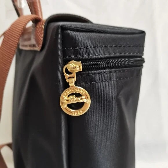 Longchamp Nylon Black Le Pliage Backpack
